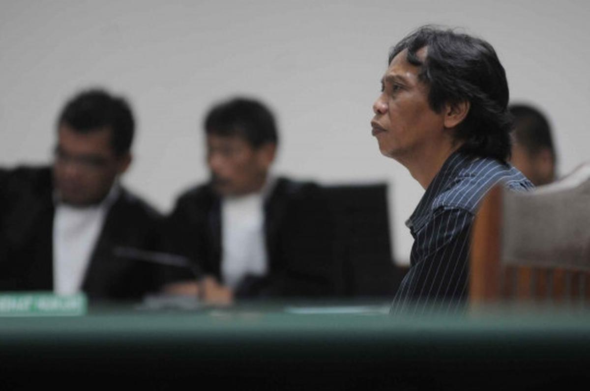 Mandra jalani sidang perdana kasus korupsi TVRI
