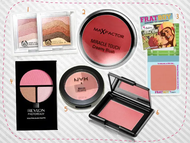 beauty blush on