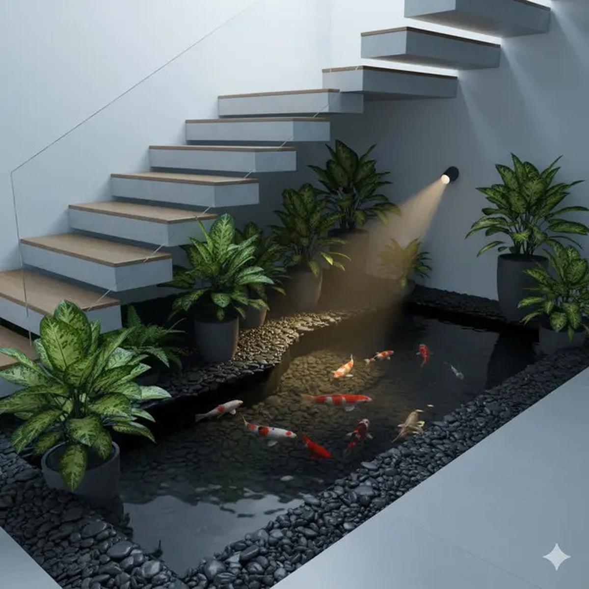 10 Model Kolam Ikan Mini untuk Taman Sempit, Pojokan Rumah Jadi Adem