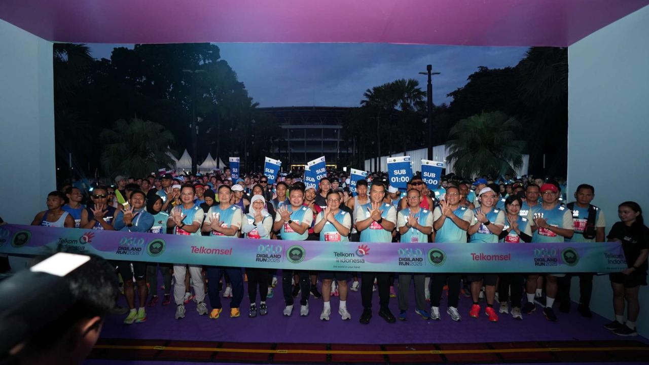 Antusiasme 12.500 Pelari Ramaikan Digiland Run 2025