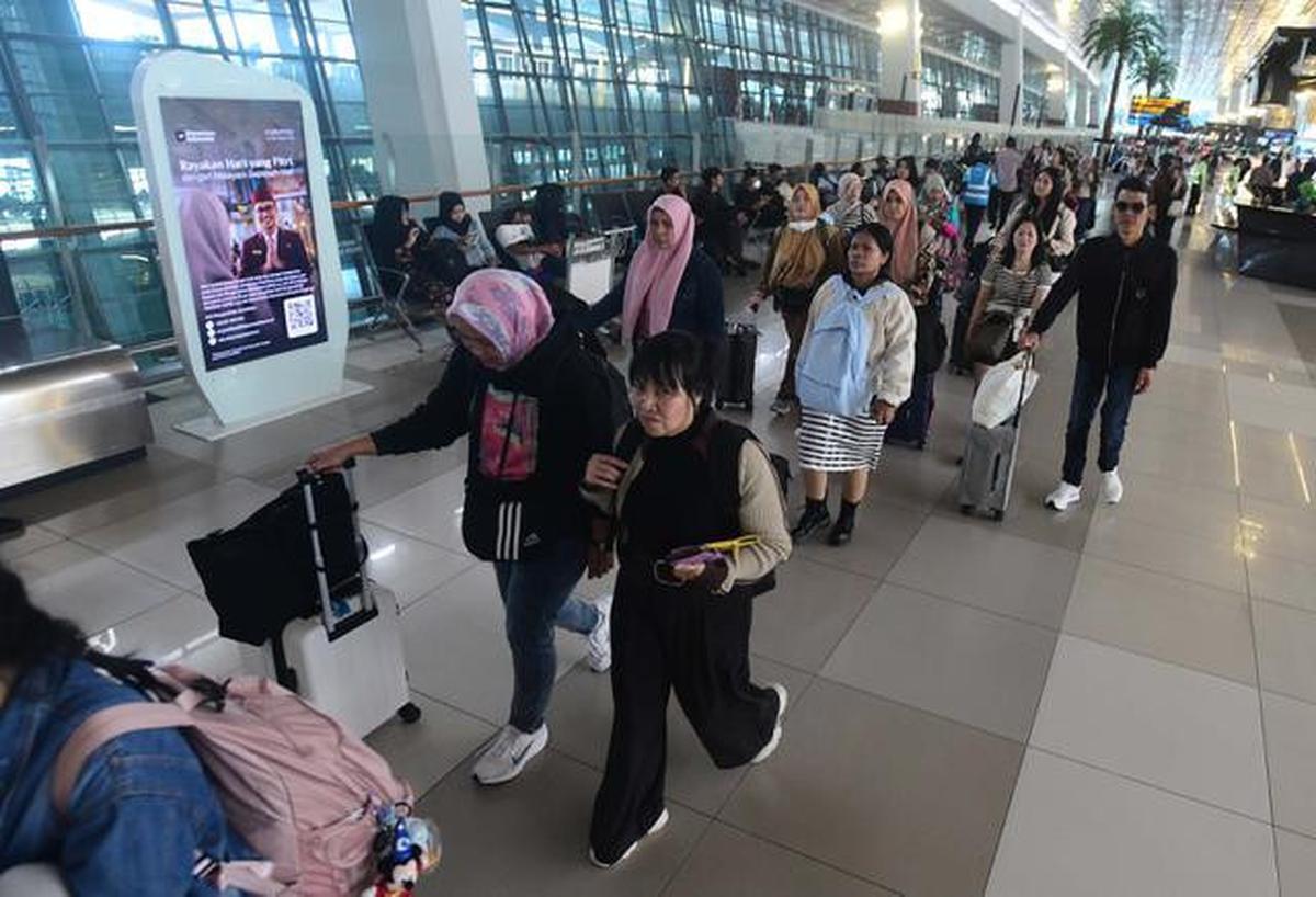 Update Mudik di Bandara Soetta 15 Maret: Terminal 2 Domestik Paling Sibuk!