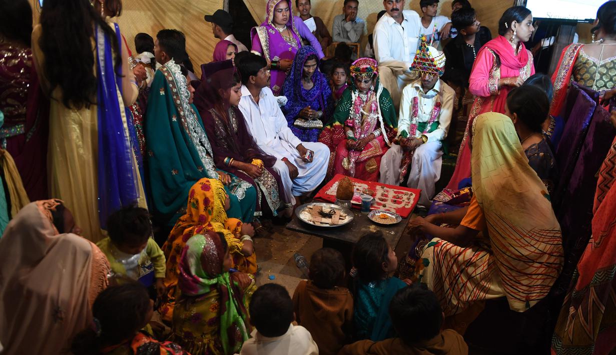 Intip Pernikahan Massal 62 Pasangan Hindu Di Pakistan Foto Liputan6 Com