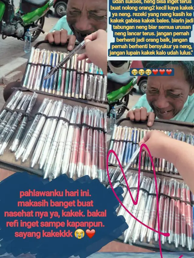 Kisah Kakek Penjual Pulpen