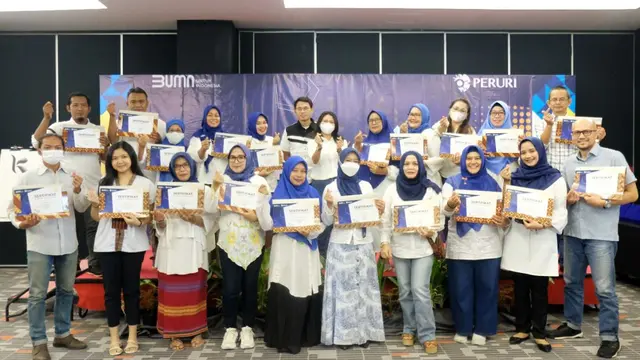 Peruri menyelenggarakan Graduation Ceremony bagi seluruh UMKM yang terdaftar dalam program Peruri Digital Entrepreneur Academy