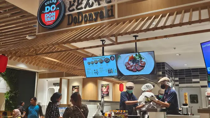 Yakiniku Donburi Terbaru di AEON Kota Wisata Kota Wisata cocok untuk tempat Bubker
