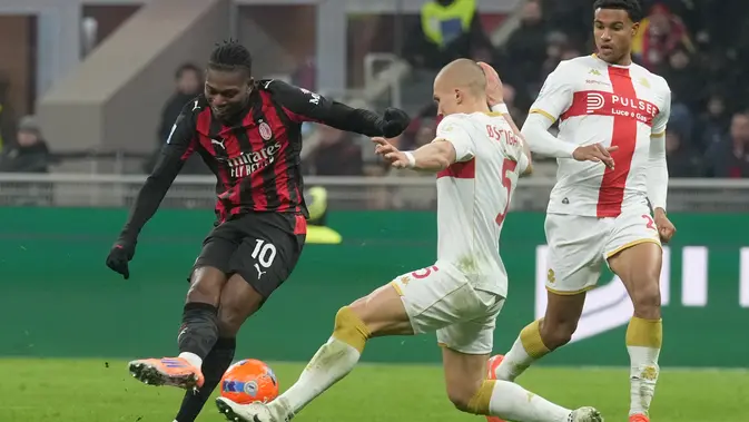 Tembok Genoa Redam Serbuan Leao, Milan Gagal Petik Poin Penuh