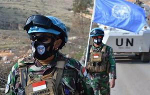 Anggota TNI dalam penugasan pasukan perdamaian. (Dispaned)