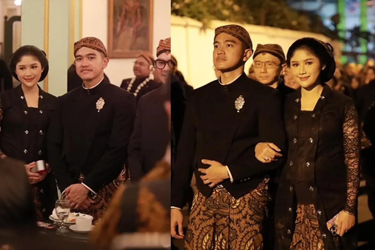 7 Potret Kaesang Pangarep dan Erina Gudona pada Peringatan 1 Suro di Pura Mangkunegaran