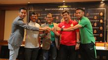 Konferensi pers Timnas Indonesia U-22 melawan Bhayangkara. (istimewa).