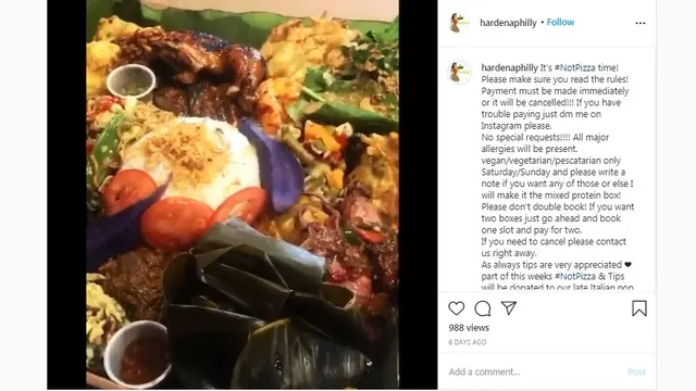 Uniknya Boks Pizza Berisi Ragam Sajian Indonesia Dijual di Amerika