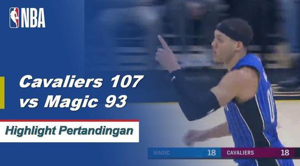 Kevin Love mencetak 16 angka saat Cavaliers menang atas Magic 107-93