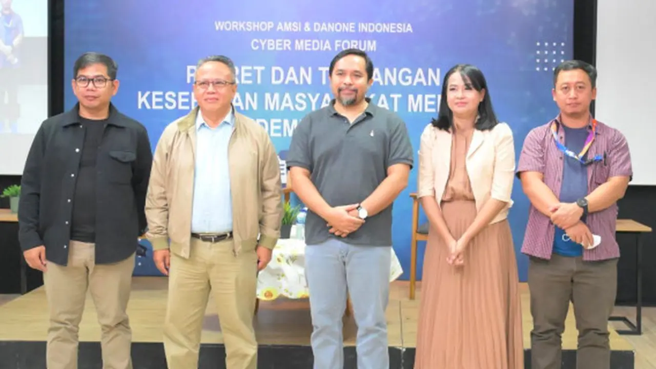 Dukung Edukasi Kesehatan Masyarakat, Danone Indonesia dan AMSI, Gelar Cyber Media Forum