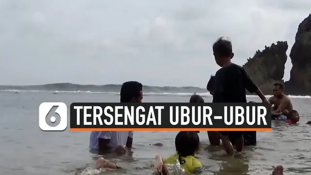 VIDEO: Libur Lebaran, Puluhan Wisatawan Tersengat Ubur-Ubur di Gunungkidul