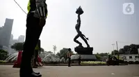 Ganjil genap Jakarta berlaku hari ini di awal, Senin (24/2/2025). (Liputan6.com/Angga Yuniar)