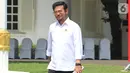 Ketua DPP Partai Nasdem Syahrul Yasin Limpo saat tiba di Istana Negara, Selasa (22/10/2019). Kedatangan Syahrul Yasin Limpo menyusul sejumlah tokoh yang sebelumnya datang ke Istana terkait penetapan Calon Menteri Kabinet Kerja Jilid 2. (Liputan6.com/Angga Yuniar)