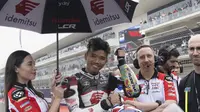 Pembalap Thailand, Somkiat Chantra memperkuat LLCR Honda di MotoGP 2025. (Mirco Lazzari gp / GETTY IMAGES NORTH AMERICA / Getty Images via AFP)