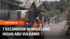 Dampak erupsi merapi dengan luncuran awan panas sejauh 7 km pada Sabtu (11/3) siang, menyebabkan tujuh wilayah kecamatan di Kota Magelang, Jawa Tengah, diselimuti abu vulkanik. Meski demikian, sejauh ini belum ada warga yang mengungsi, dan masih memi...