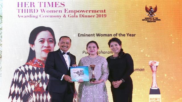 Puan Maharani Terima Penghargaan Tertinggi Dari Majalah Her Times Health Liputan6 Com