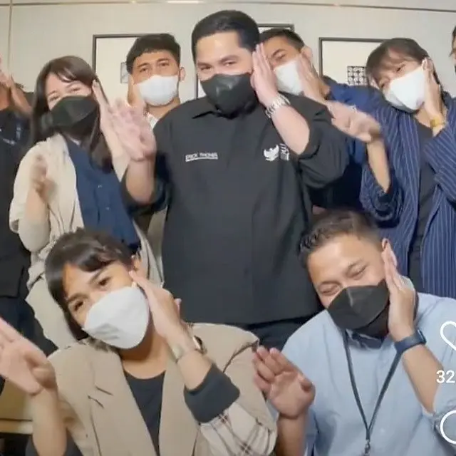 Menteri BUMN Erick Thohir telah sembuh dari Covid-19 sejak dua hari lalu. (tangkapan layar instagram @erickthohir)