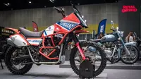 Tampang sangar Royal Enfield Himalayan edisi Dakar. (Motociclismo)