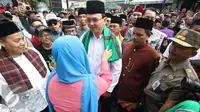 Gubernur DKI Jakarta Basuki T Purnama membuka Festival Palang Pintu 2016 di Jakarta, Sabtu (28/5). Event tahunan tersebut diselenggarakan dalam rangka merayakan HUT ke-489 DKI Jakarta yang digelar pada 28-29 Mei 2016. (Liputan6.com/Immanuel Antonius)