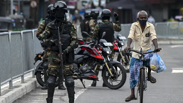 Sri Lanka Kerahkan Militer untuk Patroli Hadapi Lockdown COVID-19