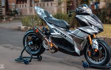 Cara Modifikasi Yamaha Aerox dengan Bujet Minim