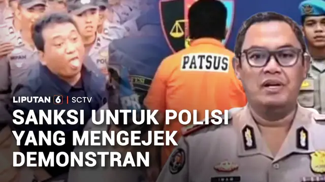 Polisi Pengejek Massa saat Amankan Demo Dijatuhi Sanksi