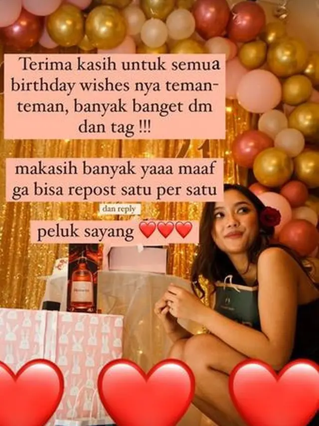 6 Potret Perayaan Ulang Tahun Marion Jola ke-21 Tahun, Curi Perhatian