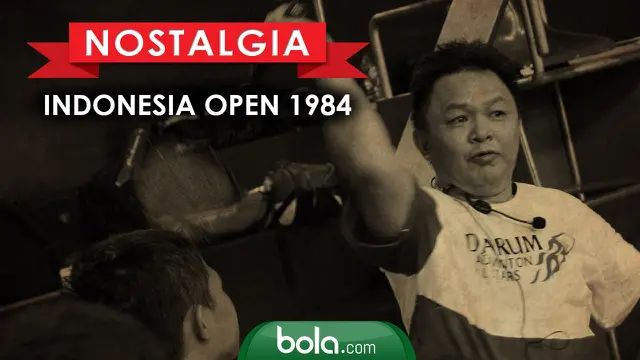 Noslatgia Indonesia Open 1984 Lius Pongoh (bola.com/Rudi Riana)