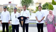 Presiden Jokowi meresmikan sejumlah proyek di Sulawesi Tengah. Salah satunya proyek pekerjaan pembangunan Hunian Tetap Tahap 2D garapan Waskita Karya.