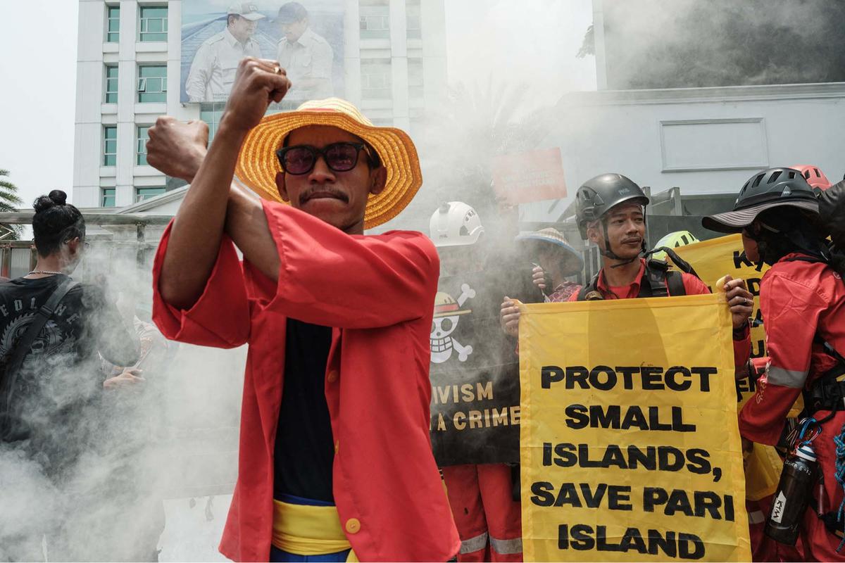 FOTO: Pulau Pari Terancam Tenggelam: Warga Desak KKP Cabut Izin Laut Bermasalah