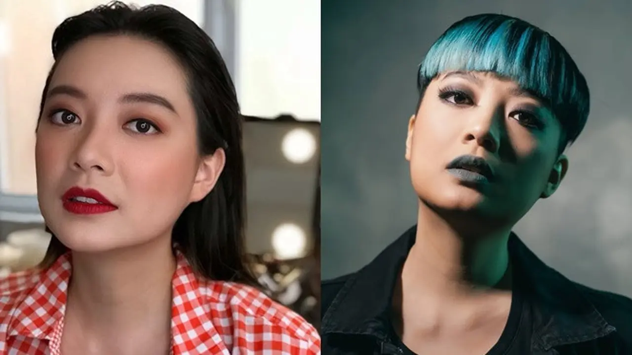 6 Potret Terbaru Leony  dengan Rambut Biru, Curi Perhatian