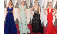 Gaun yang memperlihatkan belahan dada hiasi panggung Oscar 2016
