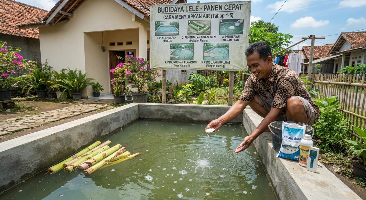 Cara Menyiapkan Air agar Lele Tidak Stres