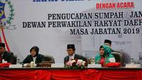 Ketua DPC PDI Perjuangan (PDIP) Surabaya, Adi Sutarwijono ditetapkan sebagai Ketua Sementara DPRD Kota Surabaya. (Foto: Liputan6.com/Dian Kurniawan)