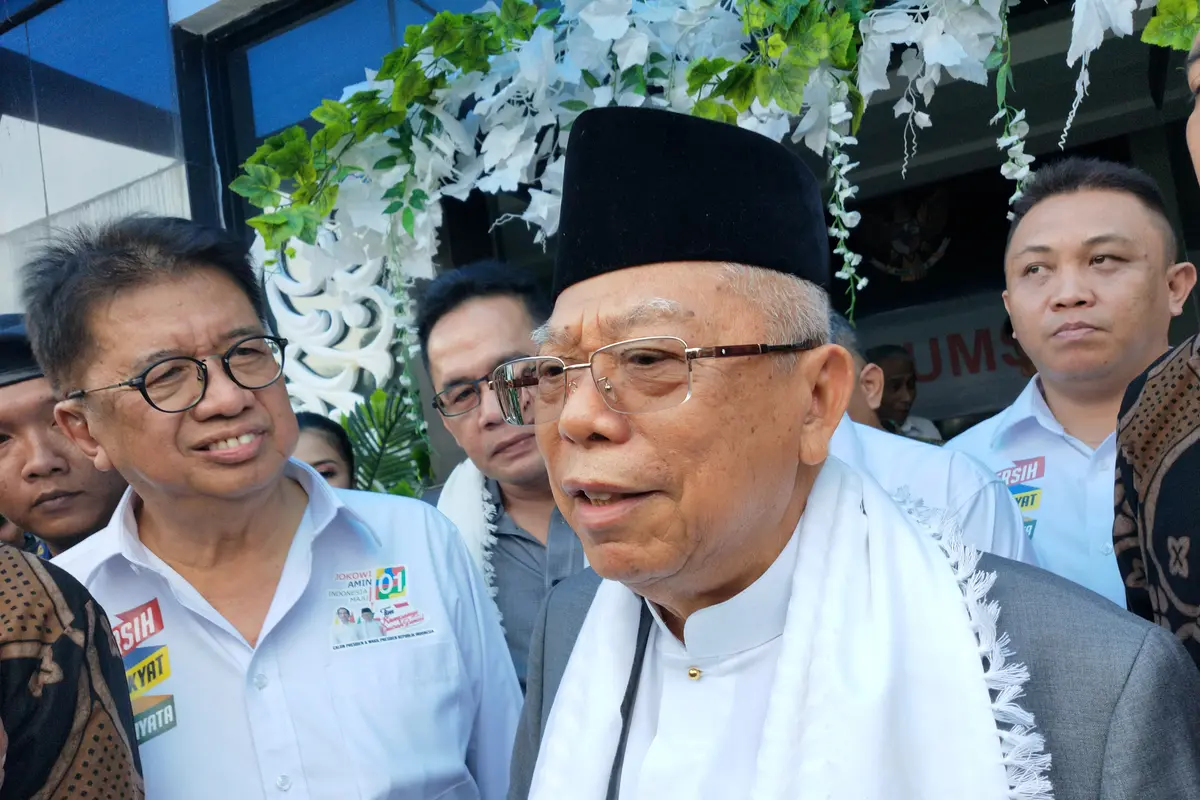 Rekonsiliasi Prabowo - Sandi, Ma'ruf Amin : Tinggal Tunggu Pertemuan