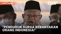 Wapres Maruf Amin Sebut Mayoritas Penduduk Surga Orang Indonesia