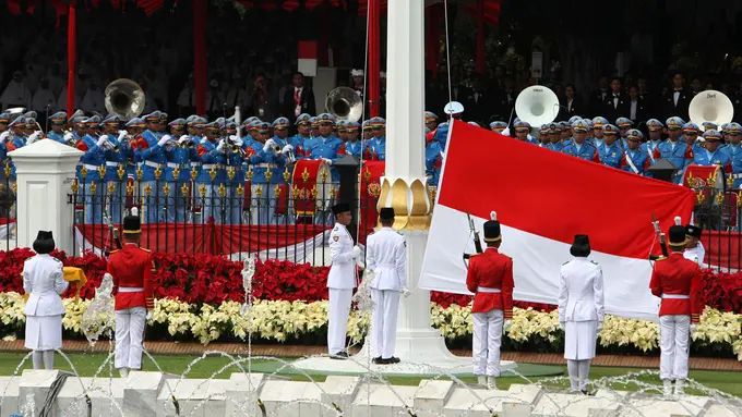 Upacara HUT RI di Istana