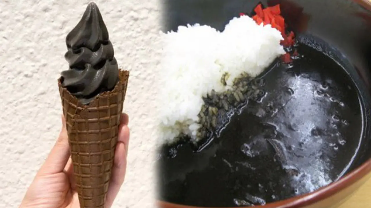 Mencicipi Makanan Serba Hitam di Rest Area Jepang