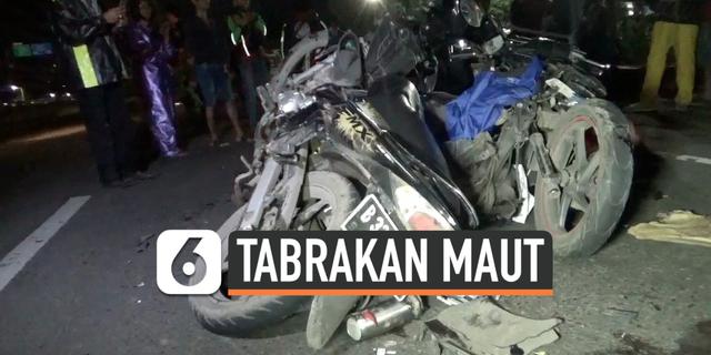 VIDEO: Tabrakan Maut di Kalimalang, Pengendara Motor Tewas