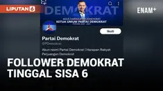 Follower Akun Twitter Demokrat Mendadak Menurun Tajam