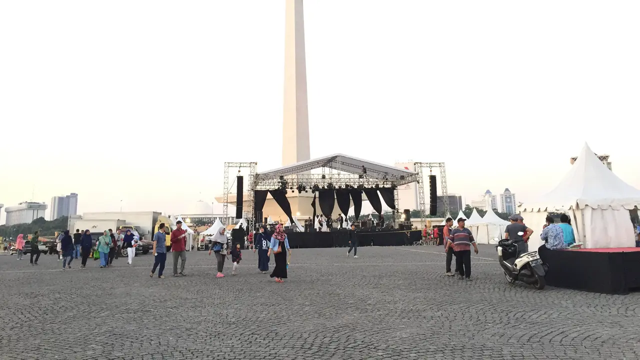 Persiapan Jakarnaval 2018 yang Akan Diselenggarakan Besok