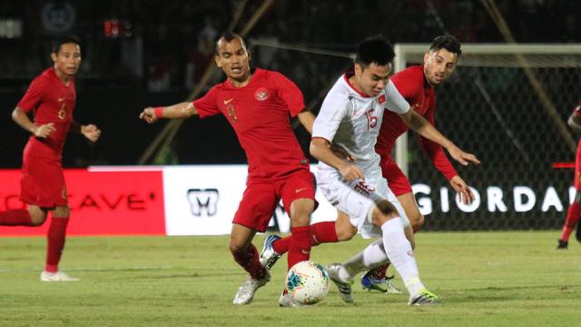 Timnas Indonesia Vs Vietnam di Stadion Kapten I Wayan Dipta, Gianyar, Selasa (15/10/2019).