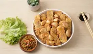 Resep Tempe Krispi Bawang Putih Lengkap dengan Sambal Bawang, Gurih, Renyah, Pedas