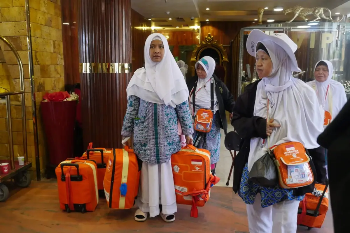 Jemaah haji Indonesia. Darmawan/MCH