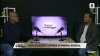 Live Streaming Catatan Wens Manggut "Adu Buzzer Capres di Media Sosial". (Liputan6.com/Mustika Rani Hendriyanti)