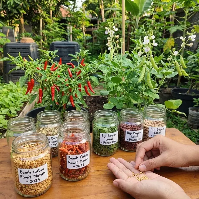 Ide Kebun Cabai Rawit dan Sayur Zero Waste Solusi Mandiri Pangan