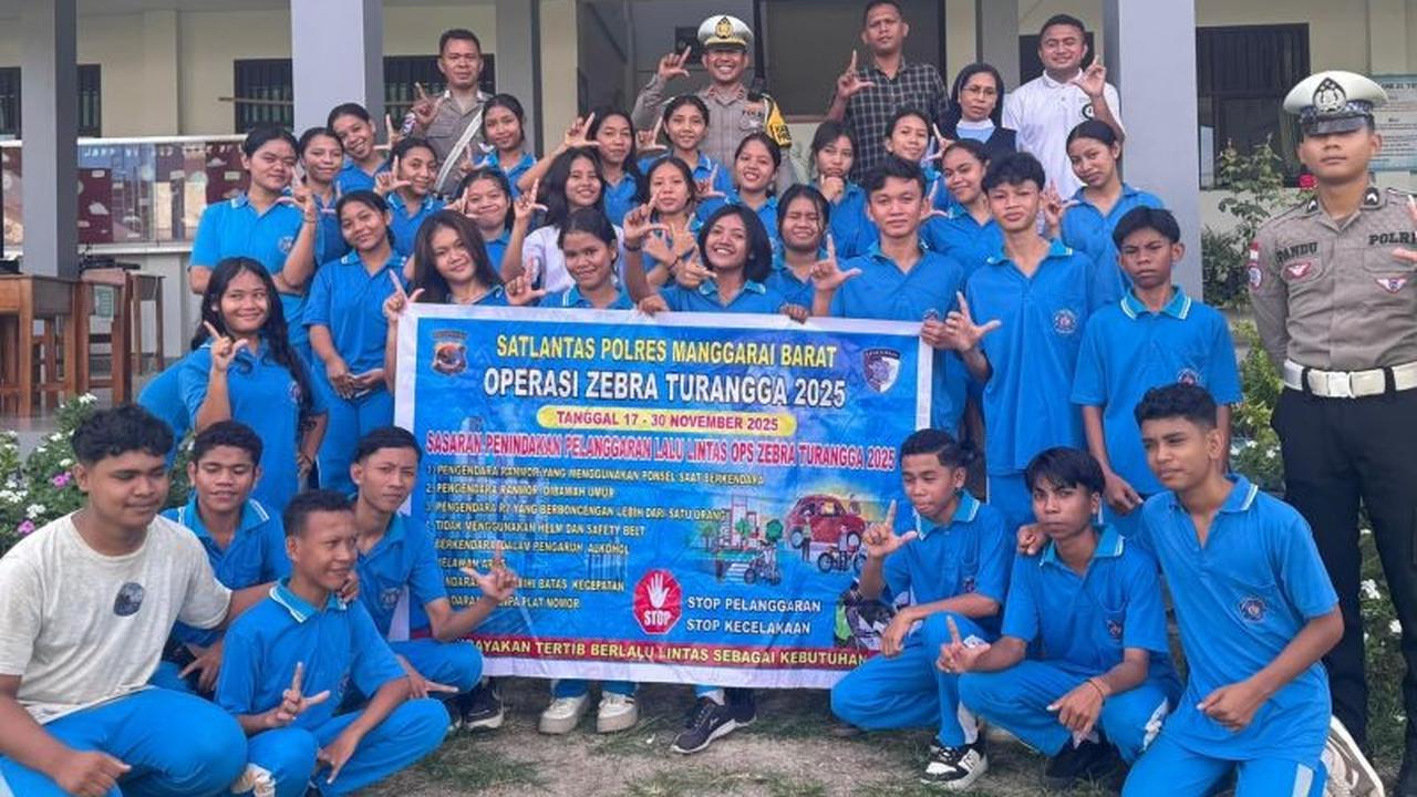 Polisi Gencarkan Edukasi Pelajar Tertib Lalu Lintas di Labuan Bajo Demi Keselamatan Jalan