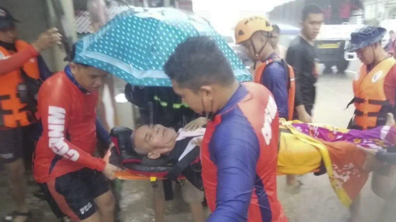 Banjir Akibat Topan Rai Landa Filipina